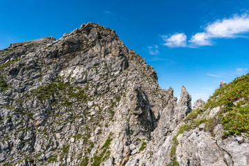 Climbing the Karhorn Via Ferrata near Warth Schrocken in the Lechquellen Mountains