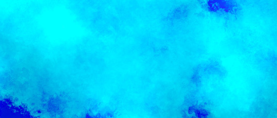 blue abstract grunge background, cloudy, watercolor, spotted, mixed, with blue spots, hand-drawn textural background.
