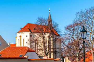 Obraz premium Church of Saint Roch in Strahov Monastery complex, Prague, Czech Republic