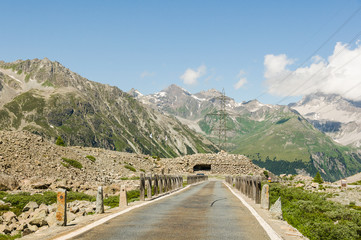 Albula, Albulapass, Passstrasse, Bergstrasse, Albulapass, Passhöhe, Park Ela, Bergün, Wanderweg, Graubünden, Engadin, La Punt Chamues-ch, Alpen, Sommer, Schweiz