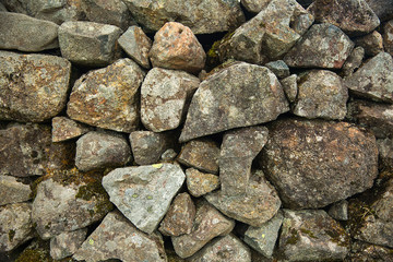 Stonewall Texture Background, Texture of Old Stone