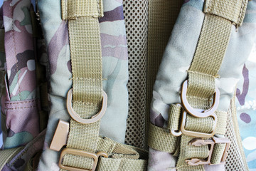 Straps and buckles tactical camouflage backpack