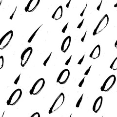 Seamless Pattern for fabric design. Water splash paint splatter. Background texture old fabric. Ink paint Line vector.