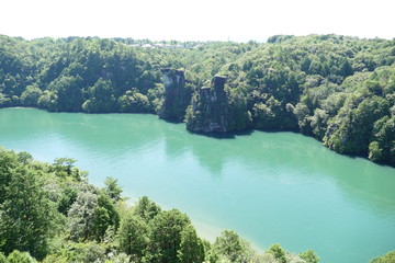 恵那峡大橋からの景色　岐阜県