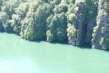 恵那峡大橋からの景色　岐阜県