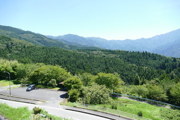 馬籠宿からの景色　岐阜県　恵那