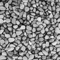Black And White Pebble Texture Background