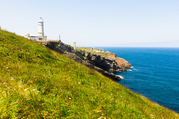 Fototapeta na wymiar Cabo Mayor Lighthouse of Santdander. Cantabria. Spain