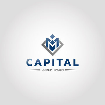 Letter MC & CM adobe stock Logo design template inspiration