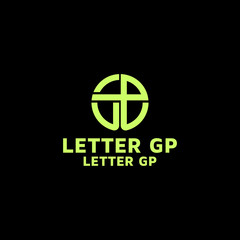 LETTER GP adobe stock logo design template idea