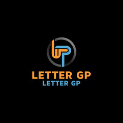 LETTER GP adobe stock logo design template idea and inspiration