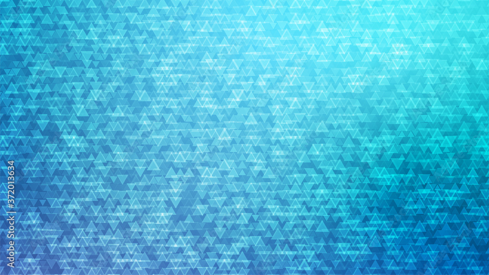 Poster blue futuristic background. triangle pattern. geometric vector template. empty space. use like print