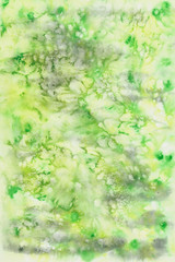 watercolor background light green, dark