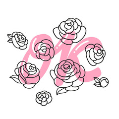 OK. Lettering quote in retro style. Creative vector illustration text. Holiday art font. Vector calligraphy lettering quote.