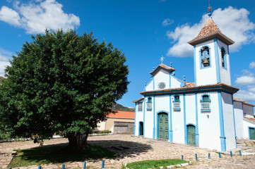Fototapeta na wymiar Nossa Senhora do Rosario Church, Diamantina, Minas Gerais, Brazil