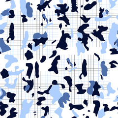 Fototapeta na wymiar modern camouflage design plaid line background effect seamless pattern