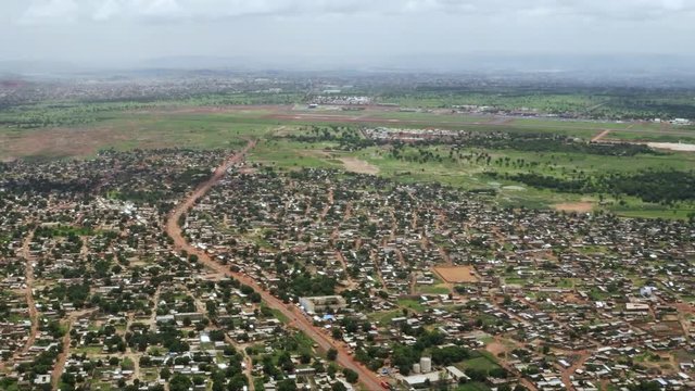 Urban Sprawl Of Lagos, Nigeria, Aerial View