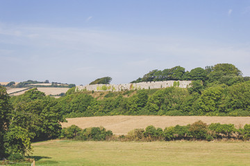 Fototapeta na wymiar Carisbrooke Castle, Isle of Wight, England