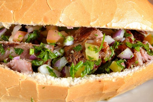 Sanduiche de Churrasco de Carne