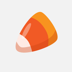 Candy corn. Isolated vector illustration.