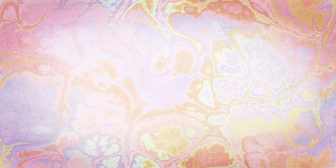 textured and distressed, marbled pink multi with light center