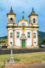 Baroque Church of Sao Francisco de Assis, Praça Minas Gerais, Mariana, Minas Gerais, Brazil