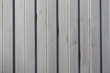 Texture of dirty gray metal fence