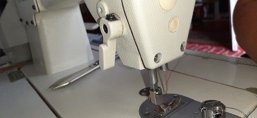 sewing machine close up