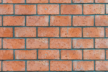Obraz premium red brick wall texture grunge background