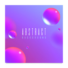 Abstract Fluid 3D Background with Liquid Modern Shapes . Isolated Vector Elements 
