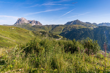 Climbing the Karhorn Via Ferrata near Warth Schrocken in the Lechquellen Mountains