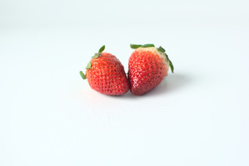 Strawberries in high key