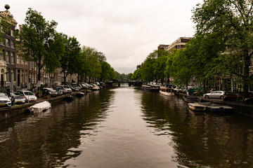 Fototapeta na wymiar Amsterdam - canal