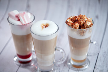 different kinds of coffee drink