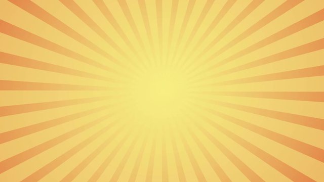 Abstract sun rays retro style background
