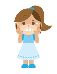 マスク日焼けで困っている女性