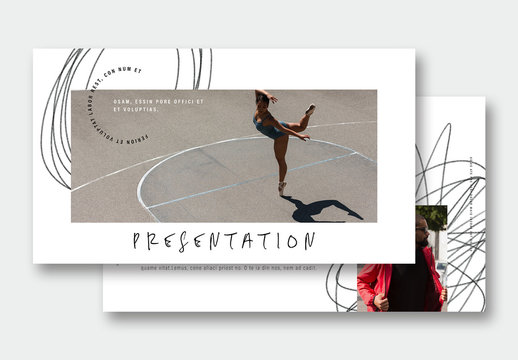 Pitch Deck with Hand-Drawn Elements