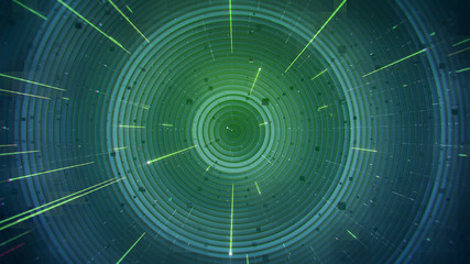 Abstract technology background 3D render illustration