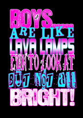 Fashion graphic slogan print design