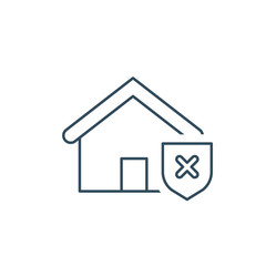 Fototapeta premium Real estate home, house, rent, property, unsafe, protection