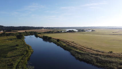 View Over Gudenaaen in Denmark