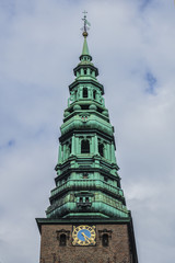 Detail of the Former church of St. Nicholas (Sankt Nikolaj Kirke), now Nikolaj Contemporary Art...