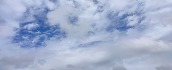 blue sky with clouds
