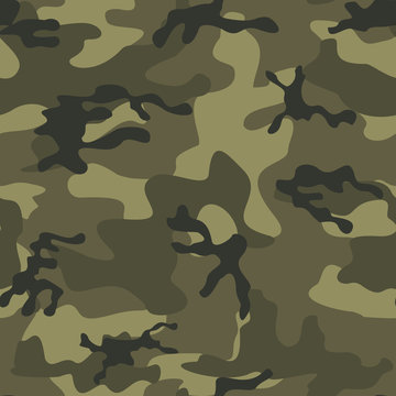 
Khaki camouflage vector background seamless pattern for printing. Pattern for hunting and fishing.