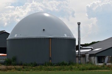 Biogas station