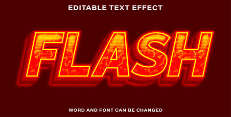 flash text effect