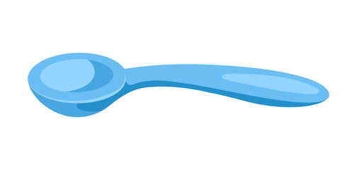 Illustration of stylized baby spoon.