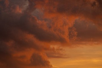 Obraz na płótnie Canvas Sunset Skies Over Mercy Park