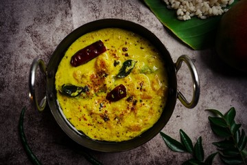 Ripe Mango curry / Mambazha Pulissery - Kerala Yogurt based mango curryR