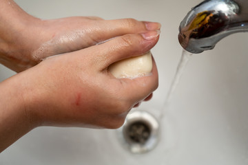 Higiene de manos en casa